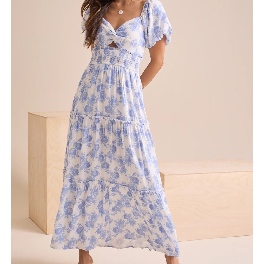Altar’D State Nalia Floral Maxi Dress